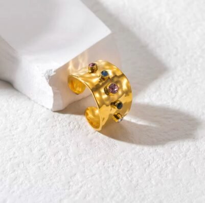 img_3942 Colorful gold plated Ring - Image 3