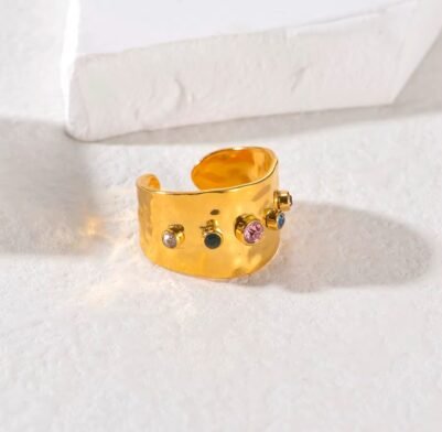 img_3943 Colorful gold plated Ring - Image 2