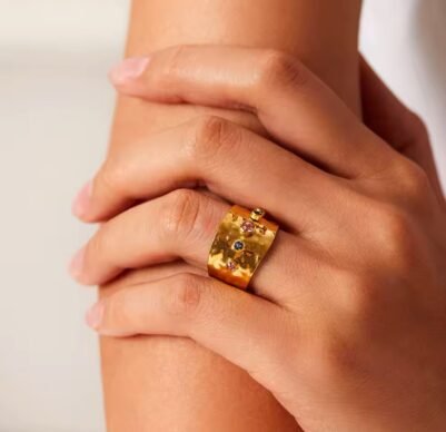 img_3944 Colorful gold plated Ring - Image 1