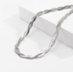 Chain braided bracelet 18K Gold-plated Stainless Steel - Image 2