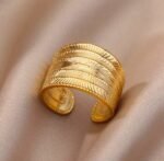 Minimalist ring 18K Gold-plated Stainless Steel