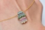 Hamsa hand necklace 🪬 - Image 5