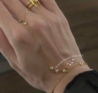 Finger Chain Bracelet Stainless Steel - Image 1