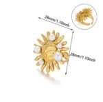 Sun With pearls ring ☀️ - Image 2