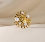 Sun With pearls ring ☀️