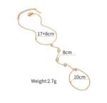 Finger Chain Bracelet Stainless Steel - Image 3