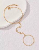 Finger Chain Bracelet Stainless Steel
