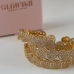 Smiley Face gold bangle Stainless Steel