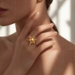 Sun Ring  stainless steel 18k gold☀️