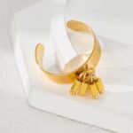 Golden dangles Stainless steel