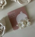White Flower Earrings