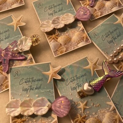 starfish shell hair clips - Image 2