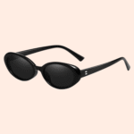 Black Oval Sunglasses