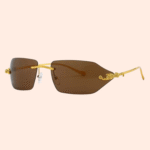 Brown Cheetah Sunglasses