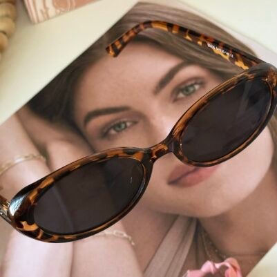 Black Leopard Sunglasses - Image 1