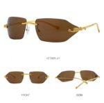 Brown Cheetah Sunglasses - Image 2