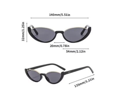 img_2233 Black Cat Eye Sunglasses - Image 2