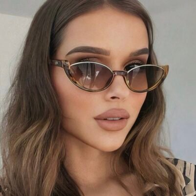 img_2238-2 Leopard Cat Eye Sunglasses - Image 2