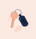 Oval Keychain