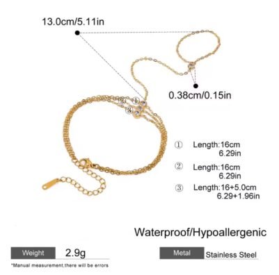 img_3411 Multi layers finger Bracelet Stainless Steel - Image 4