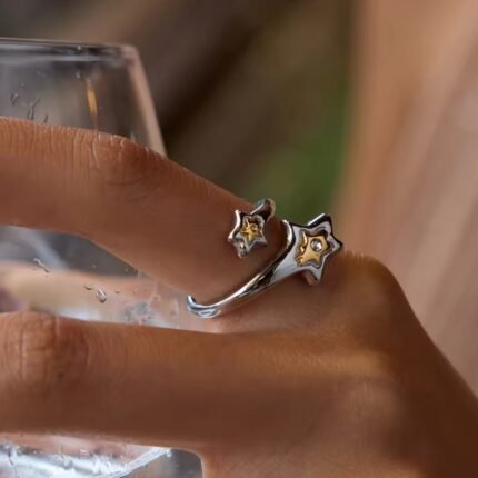 Silver Star ring Stainless Steel 💫