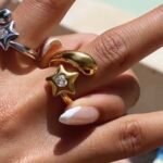Minimalist Star Ring 18K Gold-plated Stainless Steel 🌟