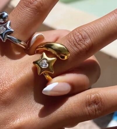 screenshot-10 Minimalist Star Ring 18K Gold-plated Stainless Steel 🌟 - Image 1