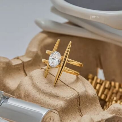 18K Gold-plated Stainless Steel Ring