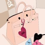 Heart Bag Charm 🧡