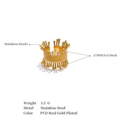 screenshot-14 Geometric Ring 18K Gold Plated - Image 5