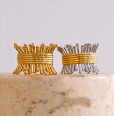 screenshot-18 Geometric Ring 18K Gold Plated - Image 2