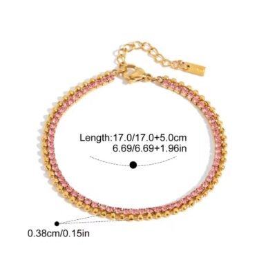 screenshot-41 Stainless Steel tennis Bracelet - Image 2