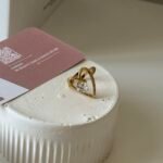 Minimalist heart 18K Gold Color Plated Ring