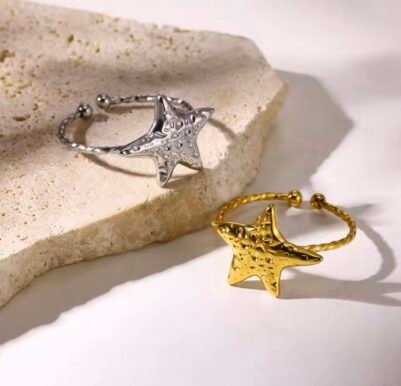 Starfish Stainless Steel ring - Image 2