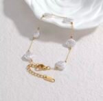 Beauty of the sea Bracelet & Necklace set Gold Plated Stainless Steel - Image 4