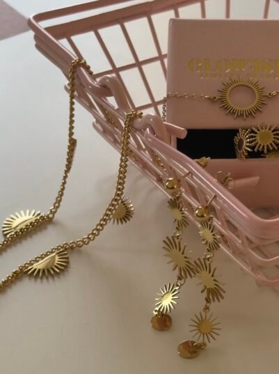 Stainless Steel set (earrings, necklace, bracelet & Ring) ☀️ - Image 3