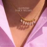 Soft elegance Necklace stainless steel 18k gold plated