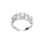 Celeste Crown Ring Stainless Steel | Silver Tone