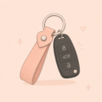 Heart Shaped Keychain 🧡